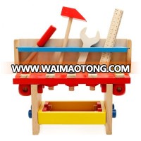 2019 Amazon High Quality Early Education Toys Wooden Tool Stand Assembly Nut Assembly Children's Wooden Tool Box Toy